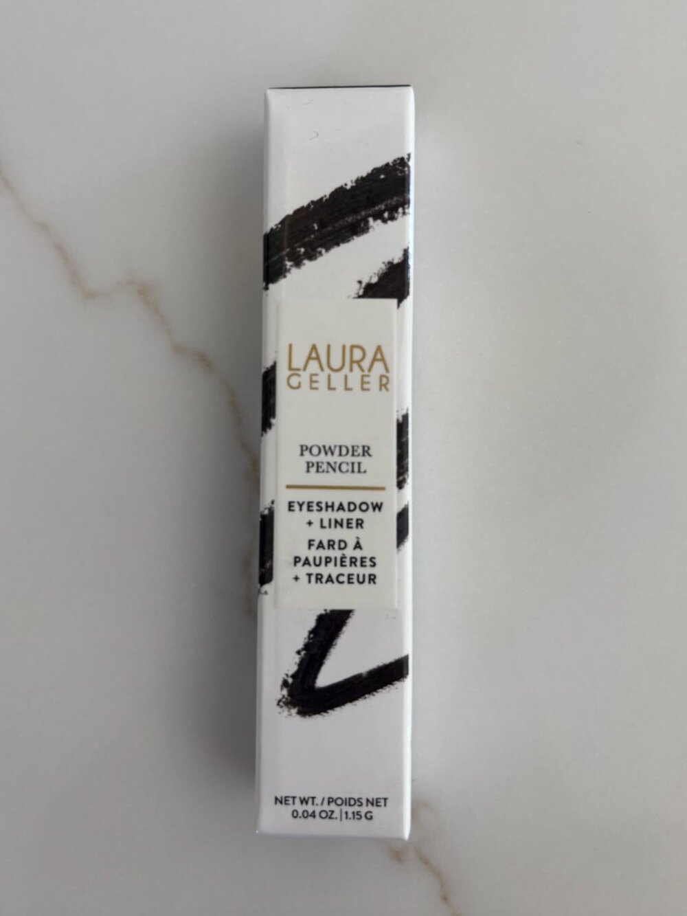 Laura Geller Powder Pencil Eyeshadow + Liner — Obsidian